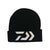 Daiwa Knitted Beanie - Black With White D - Accessories (Apparel)