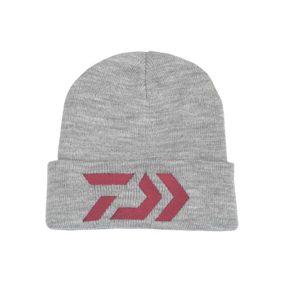 Daiwa Knitted Beanie - Grey With Red D - Accessories (Apparel)