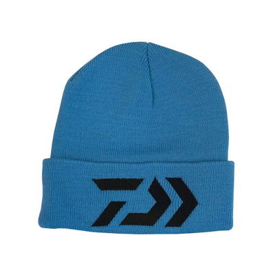 Daiwa Knitted Beanie - Sky Blue With Black D - Accessories (Apparel)