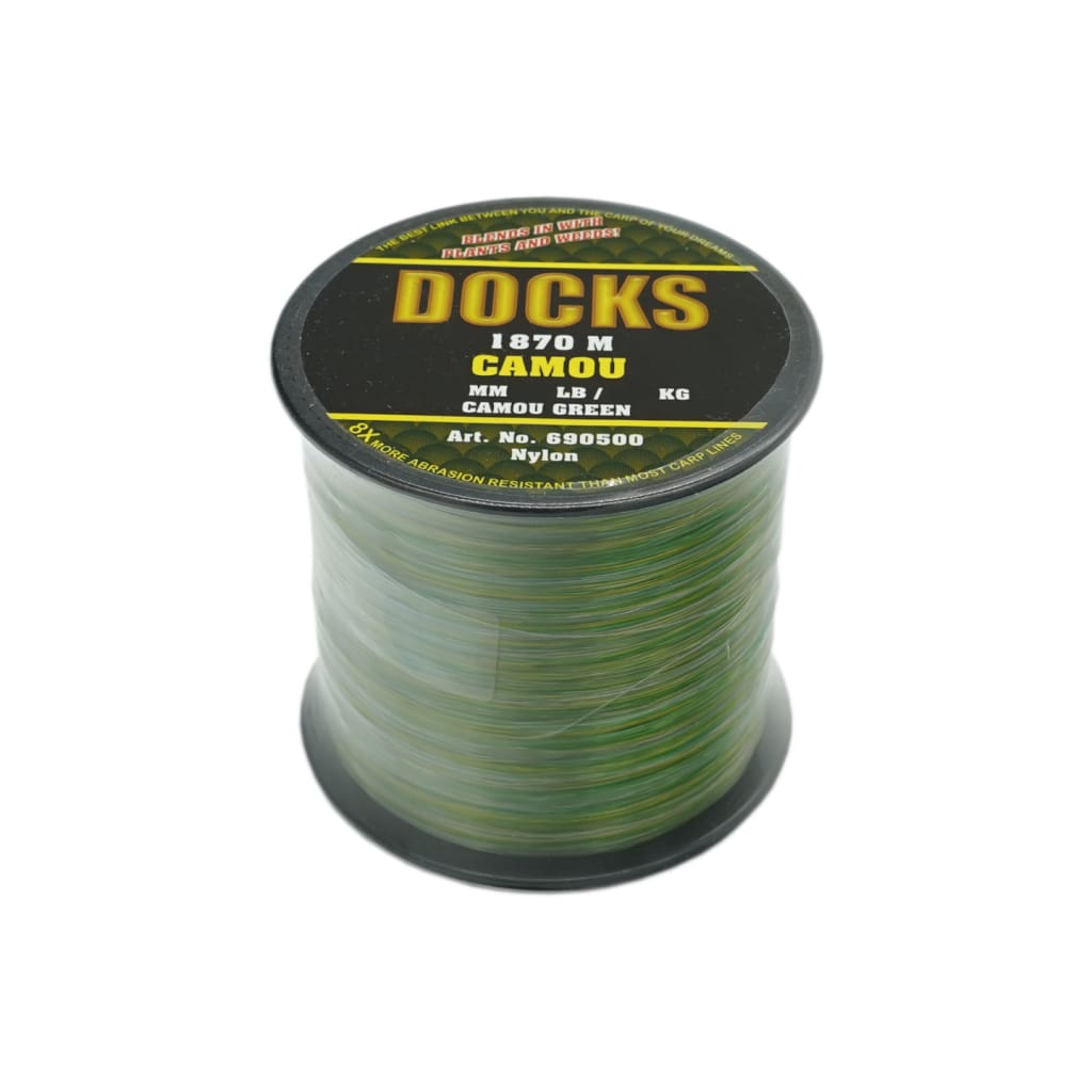 Big Catch Fishing Tackle - DOCKS Camou Green Nylon 1870m
