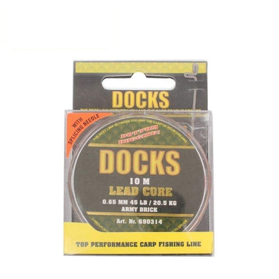 Docks Lead Core Line - Army Brick - Terminal Tackle (Freshwater)
