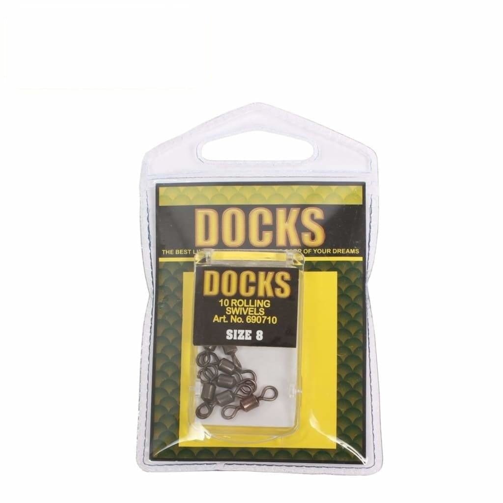 Docks Rolling Swivel #8 - Terminal Tackle (Freshwater)