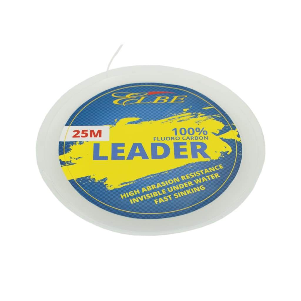 Elbe Fluorocarbon Leader 25m - Fluoro Leader Line & Leader (Saltwater)