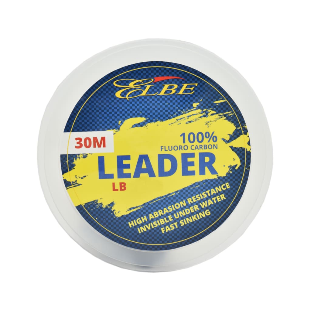 Elbe Mega Fluorocarbon Leader 30m - Fluoro Leader Line & Leader (Saltwater)