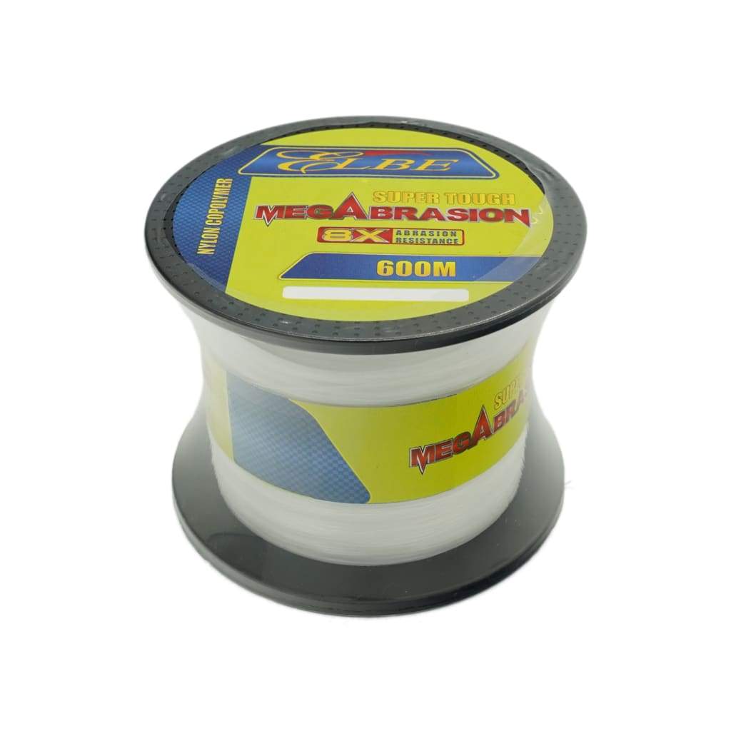Elbe Megabrasion Nylon Copolymer 600m - Fluoro Leader Line & Leader (Saltwater)