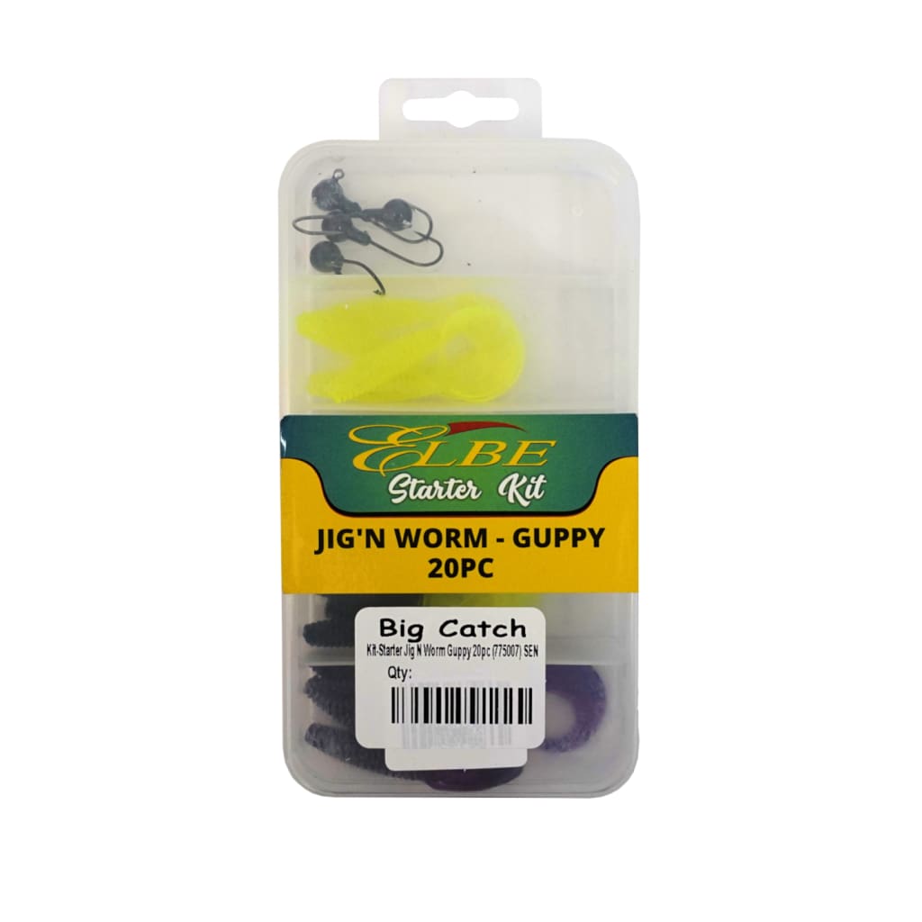 Elbe Starter Kit Jig n Worm - Guppy - Accessories (Freshwater)