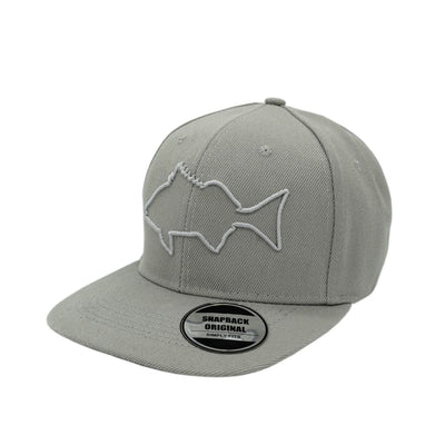 FISHMAN Grunter Flat Caps - Grey - Hats Accessories Apparel