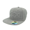 FISHMAN Grunter Flat Caps - Grey Melange - Hats Accessories Apparel