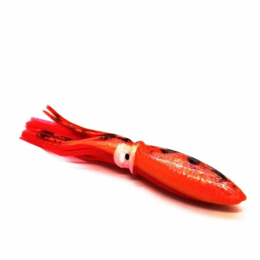 Squid Skirt Shell - Pink/Orange/Brown - Soft Baits Trolling Lures (Saltwater)