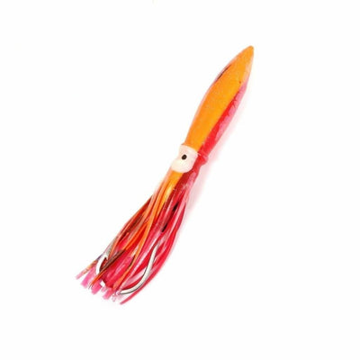 Squid Stinger 12 - Pink Orange - Soft Baits Trolling Lures (Saltwater)