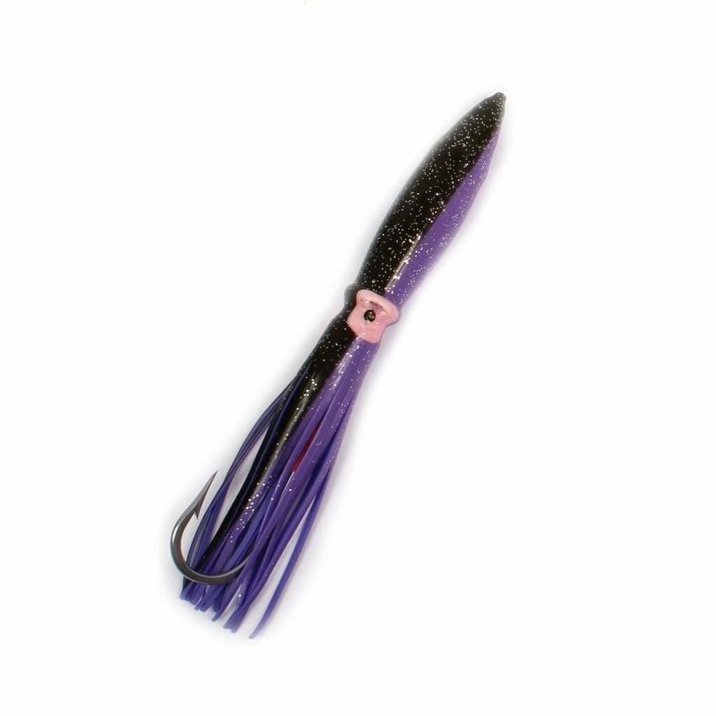 Squid Stinger 9 - Black Purple - Soft Baits Trolling Lures (Saltwater)