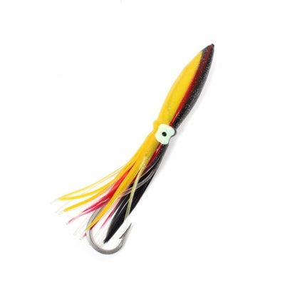 Squid Stinger 9 - Black Yellow - Soft Baits Trolling Lures (Saltwater)