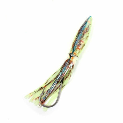Squid Stinger 9 - Glow Brown - Soft Baits Trolling Lures (Saltwater)