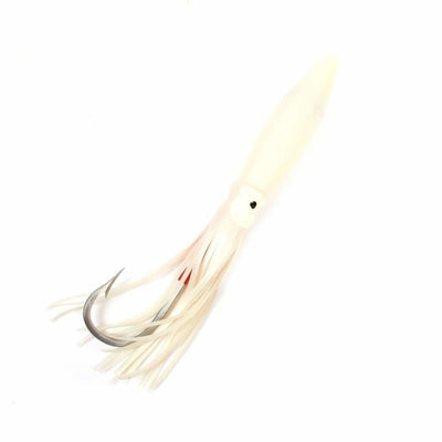 Squid Stinger 9 - White - Soft Baits Trolling Lures (Saltwater)