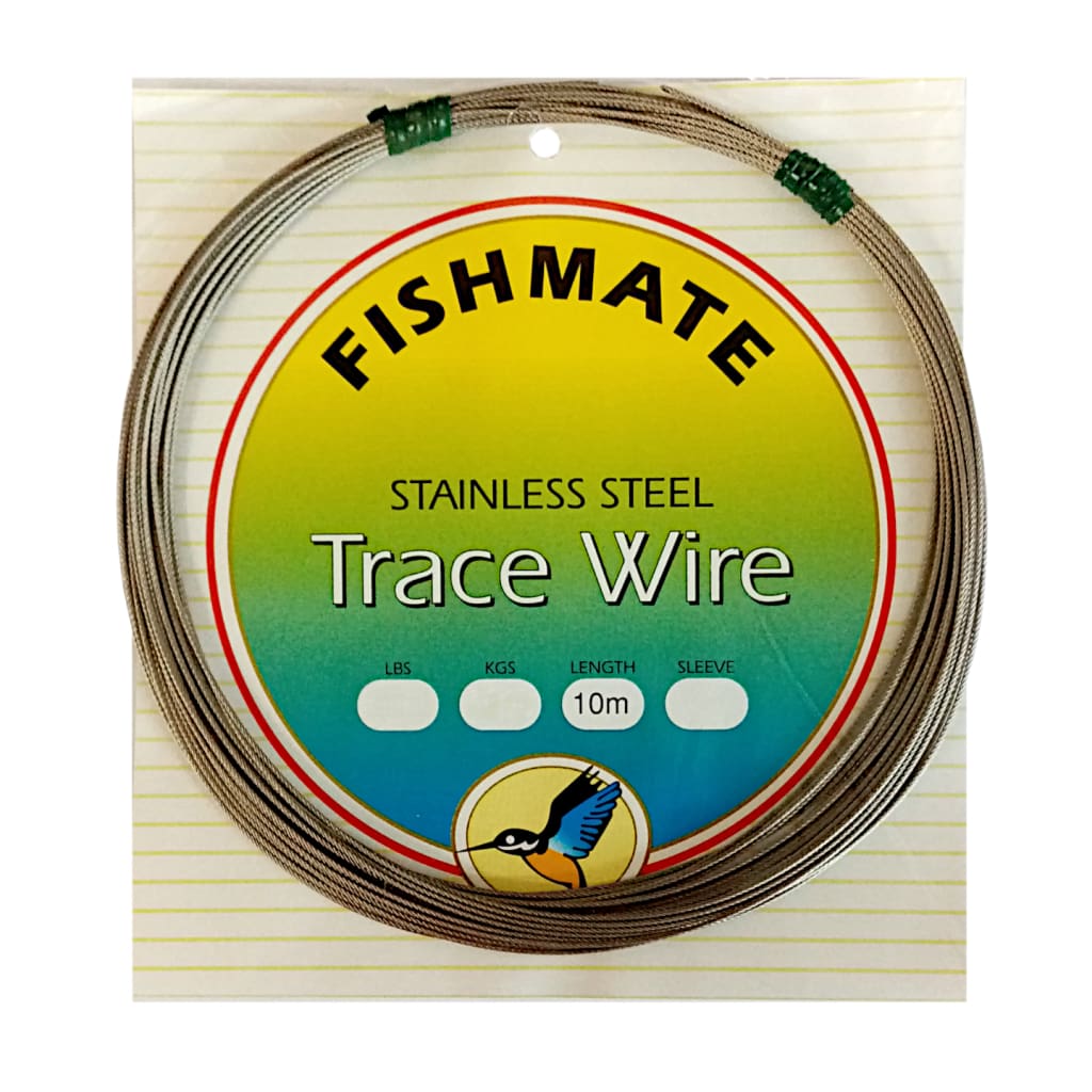 Fishmate Non-Coated Trace Wire - Wire Leader Line & Leader (Saltwater)