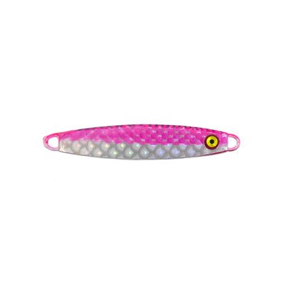 Flatback Spinner Small Sexy - Pink Silver - Spinners/Spoons Lures (Saltwater)