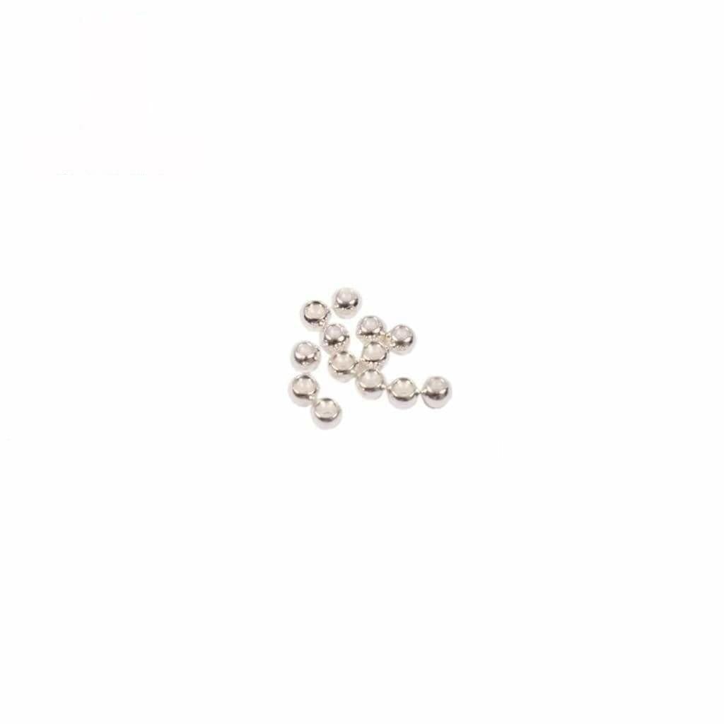 Fly Brass Bead Silver - Beads & Eyes Fly Tying (Fly Fishing)