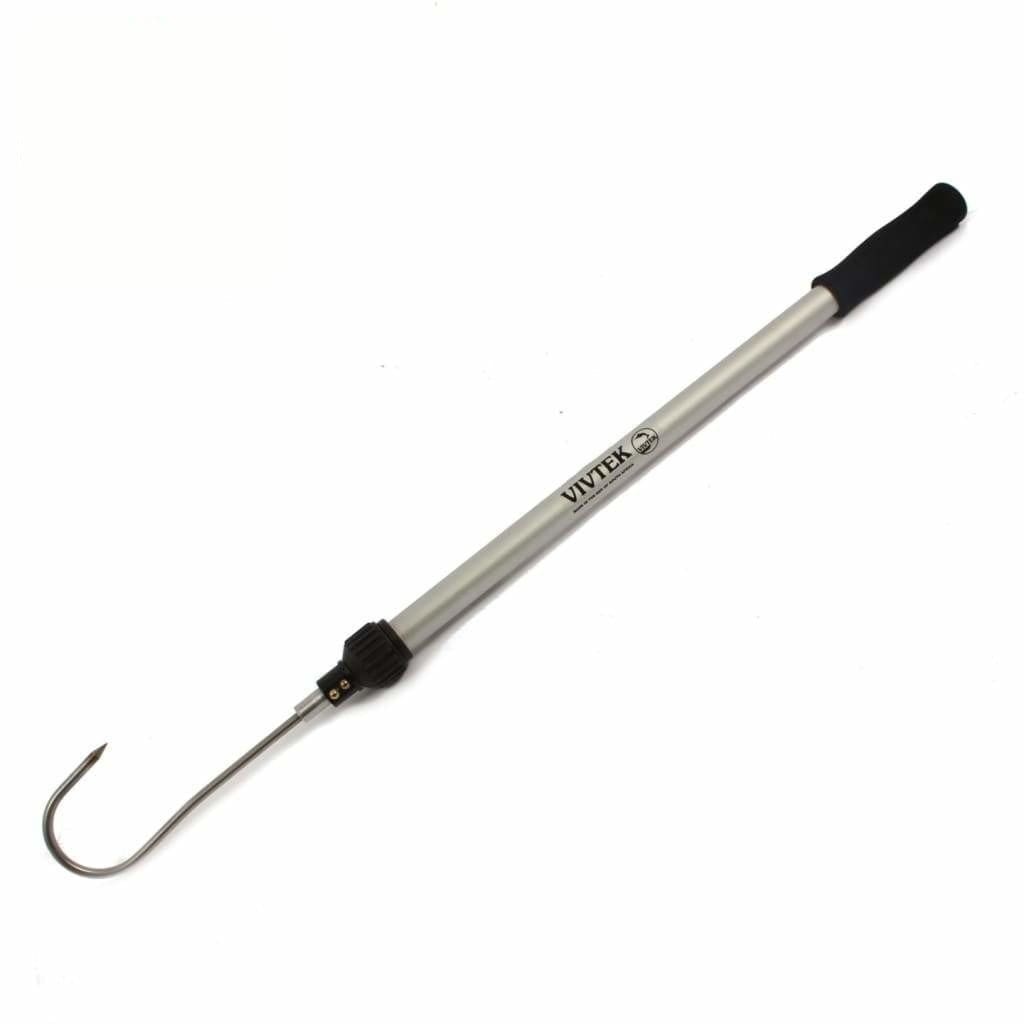 Gaff Hook + Pole Alum Telescopic Belt Clip - Nets & Gaffs Accessories (Saltwater)