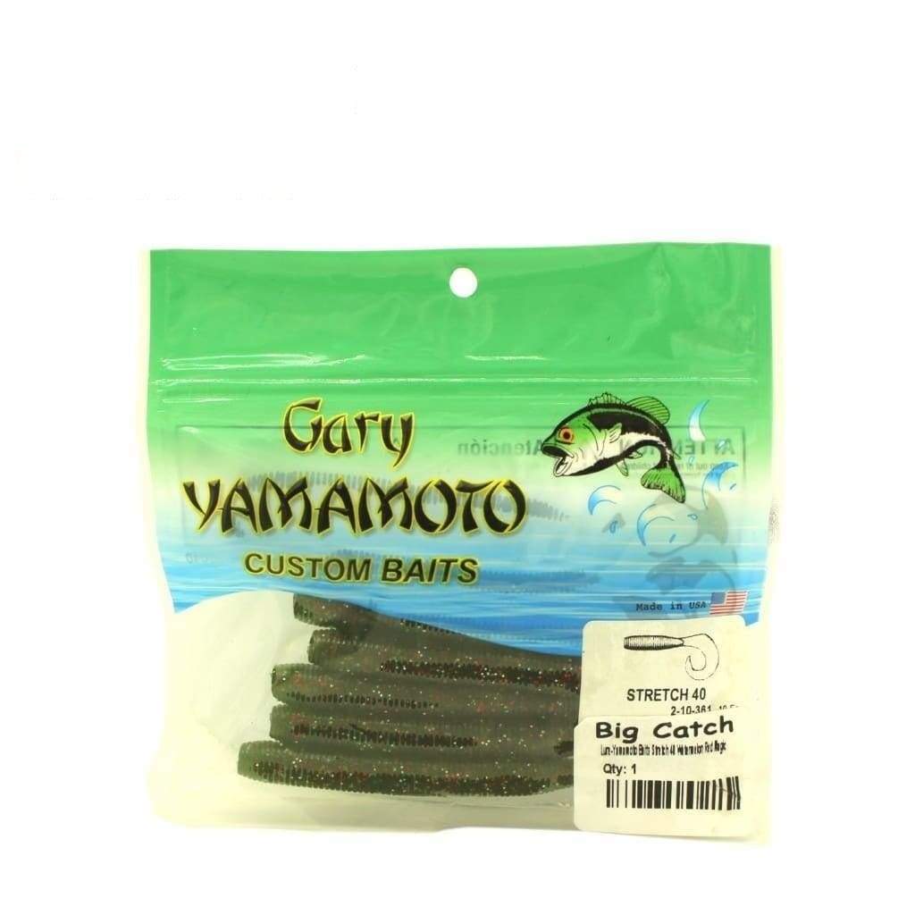 Gary Yamamoto Stretch 40 - Watermelon Red Magic - Soft Bait Lures (Freshwater)