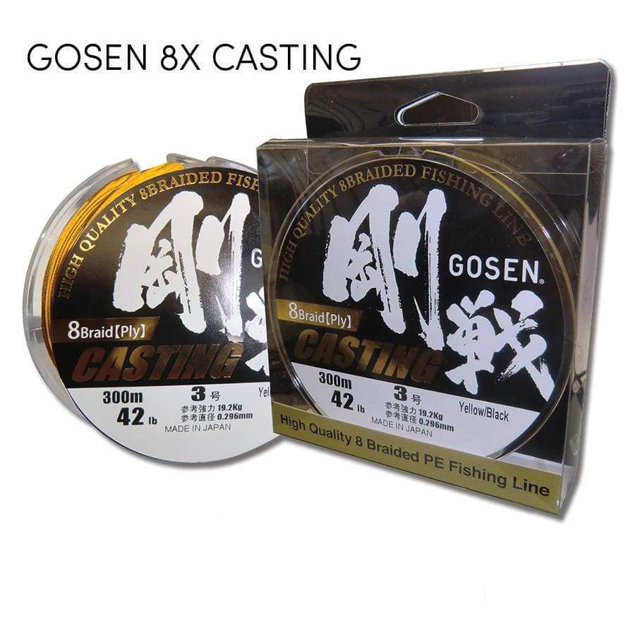 Gosen Casting Braid - 21lb/9.5kg / Casting Braid - Braided Line Line & Leader (Saltwater)