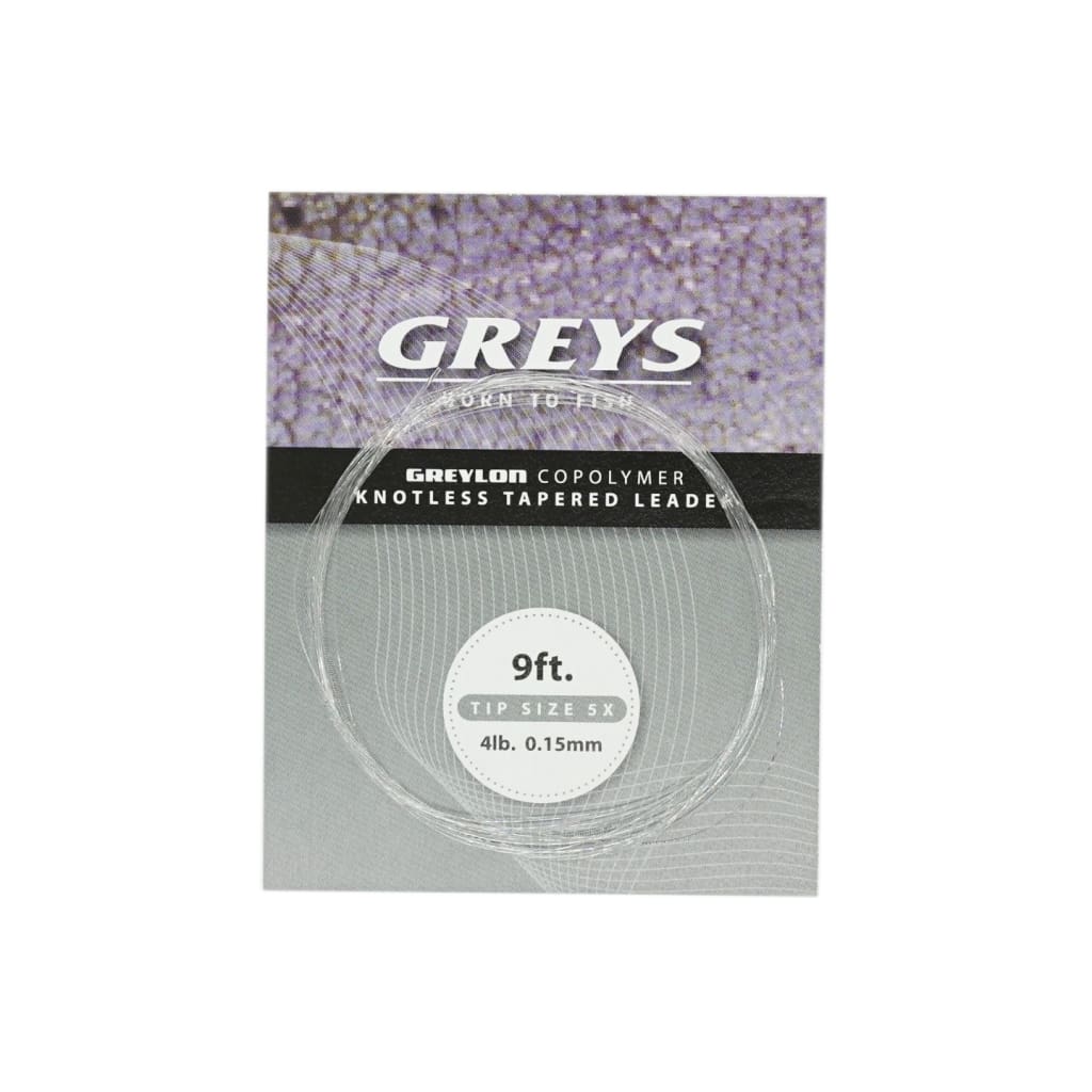 Greys Knotless Tapered Leader - Leaders Tippets & Leaders (Fly Fishing)