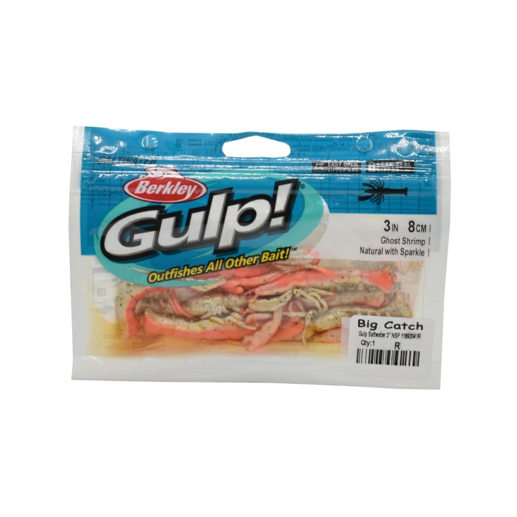 Gulp Saltwater Ghost Shrimp With Sparkle - Soft Baits Lures (Saltwater)