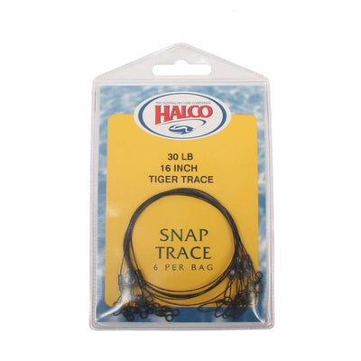 Halco Tiger Snap Trace - 30lb - Terminal Tackle (Freshwater)