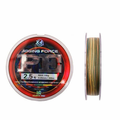 Hearty Rise Jigging Force Braid 4X - 33lb - 0.20mm PE 2.5 (Max 15kg) - Braided Line Line & Leader (Saltwater)