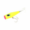 HUXIAO LARGE CUP POPPER - Chartreuse - Saltwater (Lure)