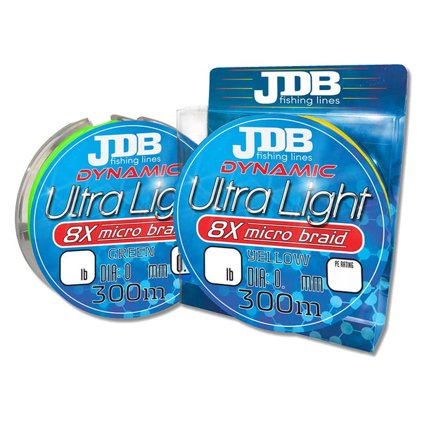 JDB Dynamic Ultra Light 8X Micro Braid - Big Catch Fishing Tackle