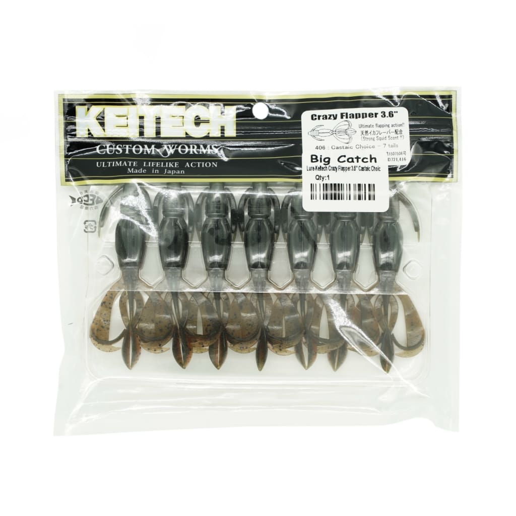 Keitech Crazy Flapper 3.6 - Castaic Choice - Soft Bait Lures (Freshwater)