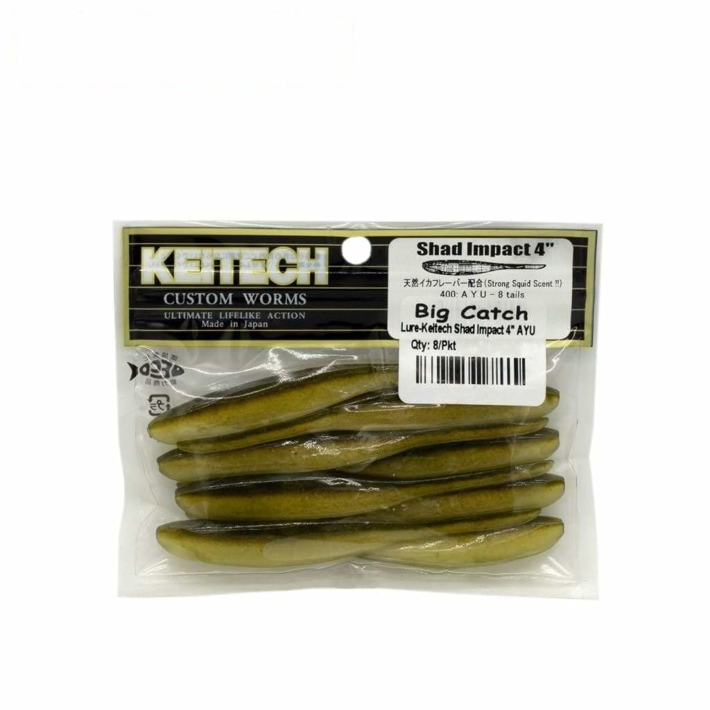 Keitech Shad Impact 4 - AYU - Soft Baits Lures (Freshwater)