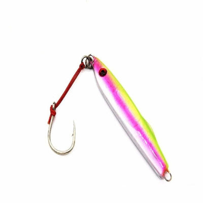 Knock Out Dogtooth 220g - Chartreuse/Pink/Silver - Jig Lures (Saltwater)
