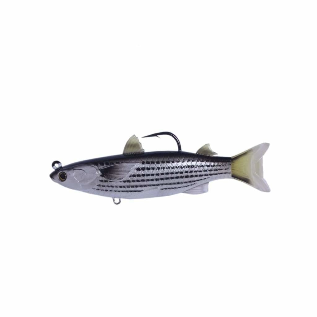 Live Target Lure Swimbait - Silver/Black - Soft Baits Lures (Saltwater)