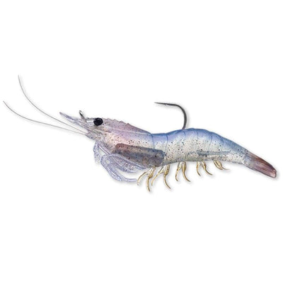 Live Target Rigged Shrimp 3 - White - Soft Baits Lures (Saltwater)