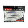 LiveTarget Slow-Roll Shiner - Silver/Smoke - Soft Baits Lures (Freshwater)