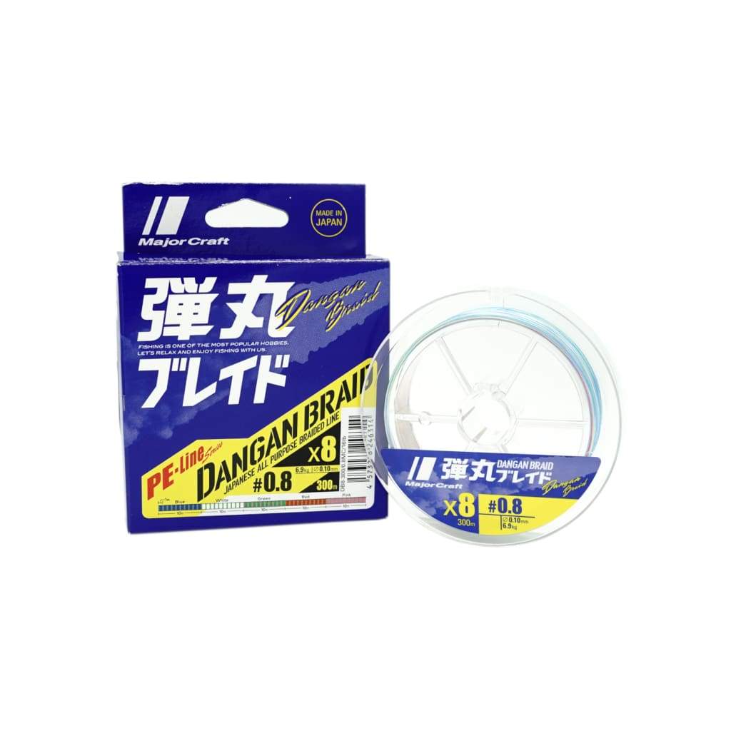 Major Craft Dangan 8x Braided Line - Braided Line Line & Leader (Saltwater)