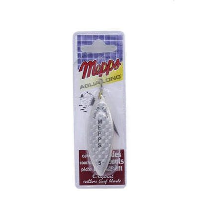 Mepps Aglia Long Spinner #5 - Silver - Spinners & Spoons (Freshwater)