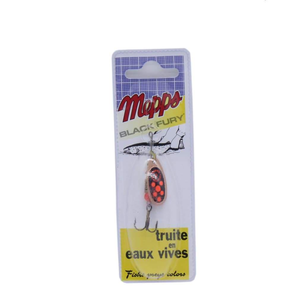 Mepps Black Fury Copper Spinner #2 - Orange - Spinners & Spoons (Freshwater)