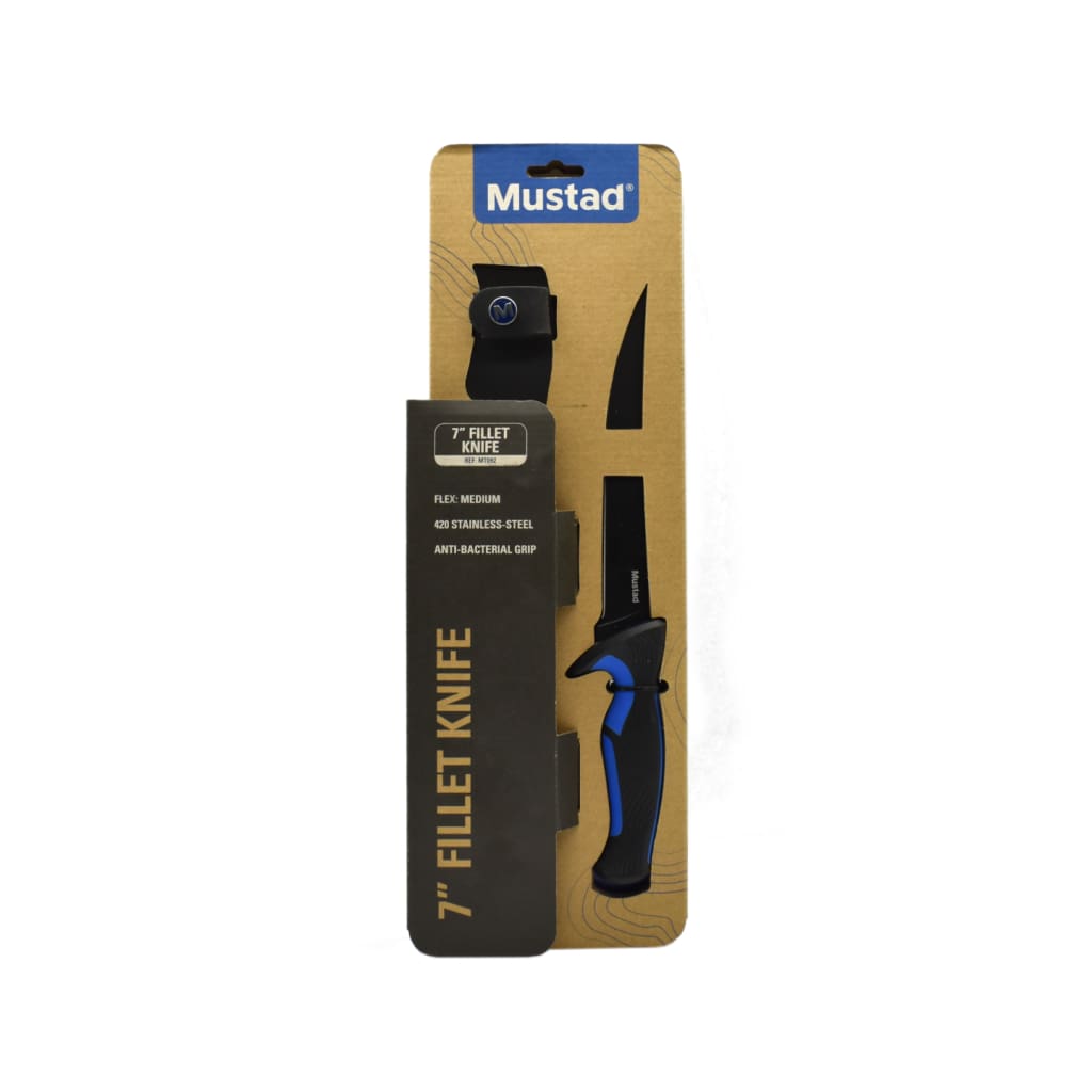 Big Catch Fishing Tackle - Mustad 7 Inch Fillet Knife Blue