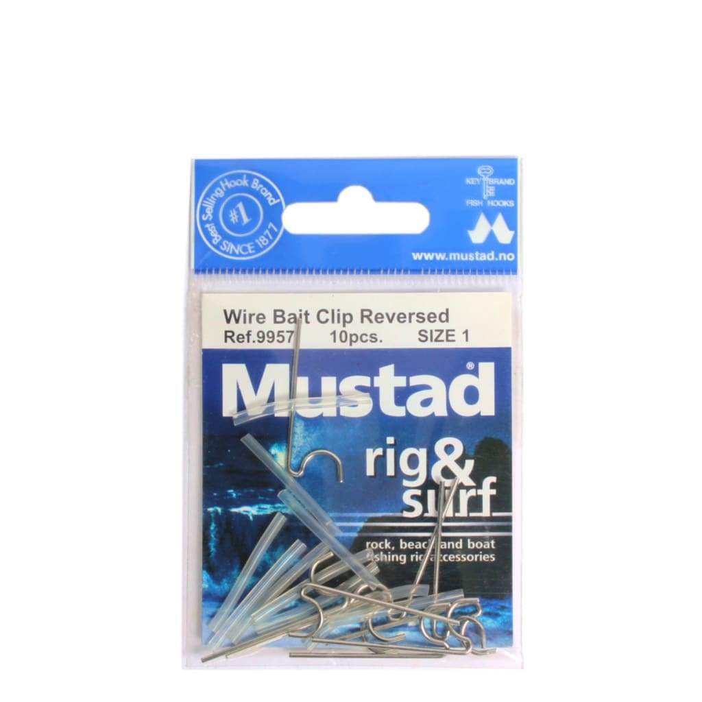 Mustad Wire Bait Clip Reversed - Rigging Terminal Tackle (Saltwater)