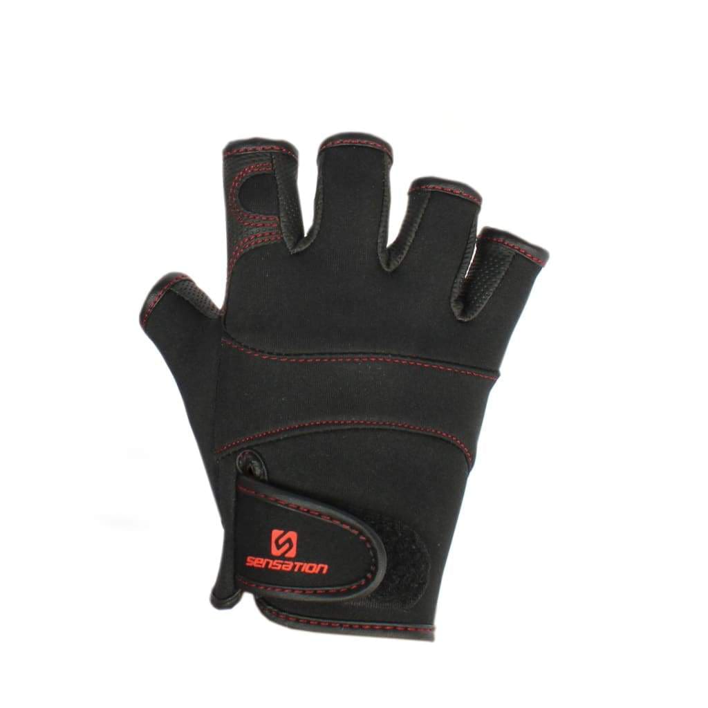 Neoprene Gloves Black & Red - Gloves Accessories (Apparel)