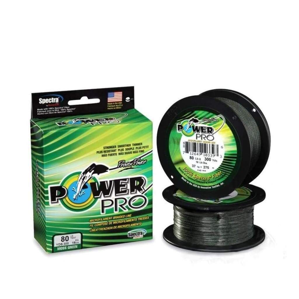 Power Pro Superline 300yds - 100lb/45.5kg / Moss Green - Braided Line Line & Leader (Saltwater)