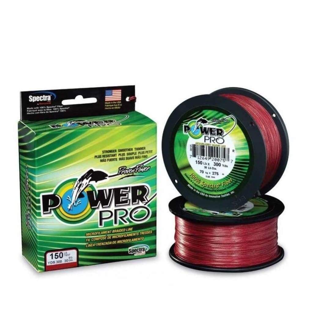 Power Pro Superline 300yds - 15lb/6.9kg / Red - Braided Line Line & Leader (Saltwater)