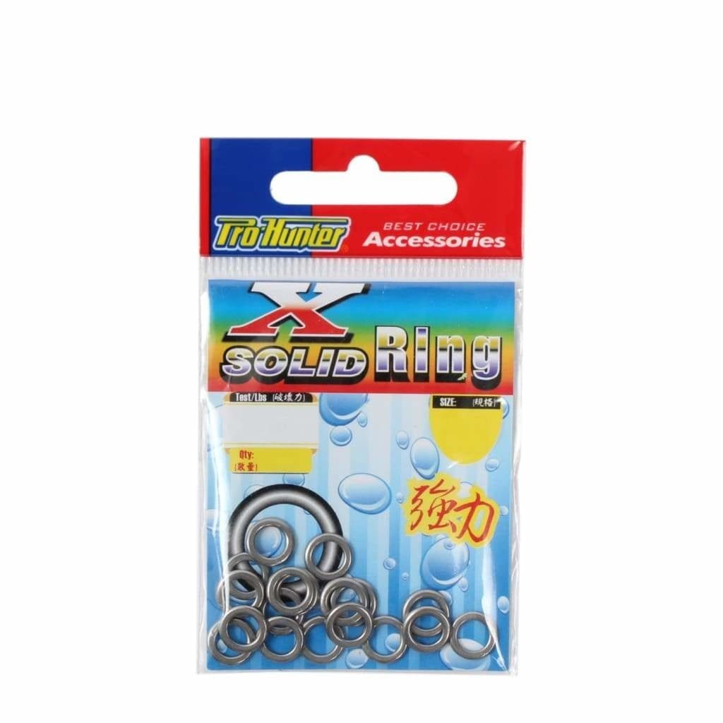 Pro Hunter Solid Flat Ring - Solid & Split Rings Terminal Tackle (Saltwater)
