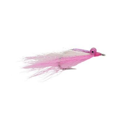 SciFlies Baby Clouser - White Pink - Fresh Dries Flies (Fly Fishing)