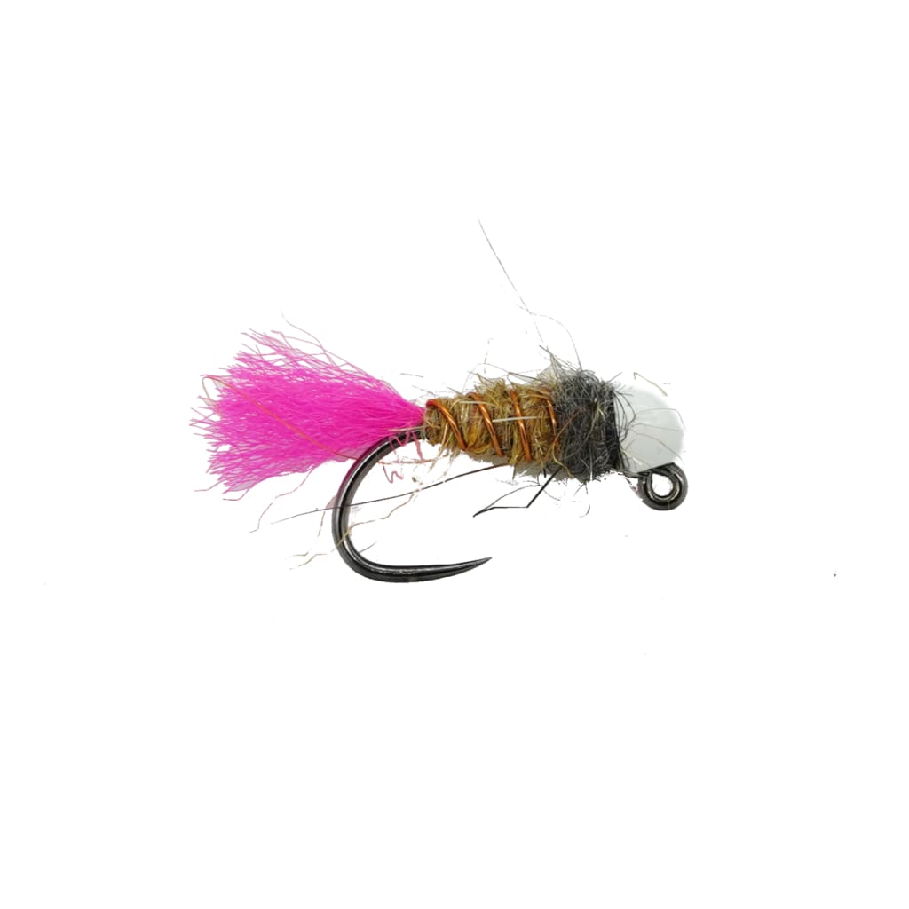 Sciflies Barbless Android Jig - Natural FL Pink - Signature Series Flies (Fly Fishing)