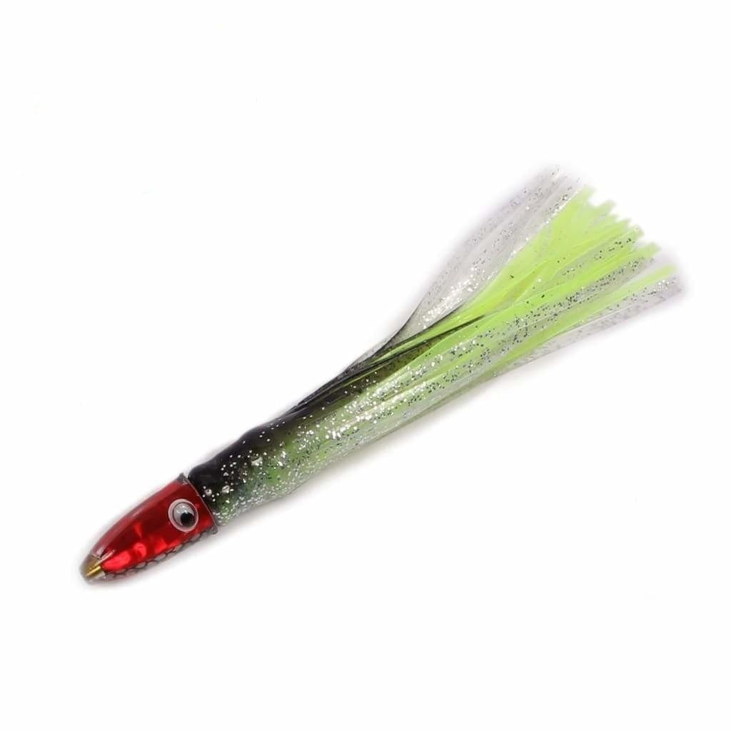 Skirt Runner 21gram - Black/Chart - Skirted Trolling Lures (Saltwater)