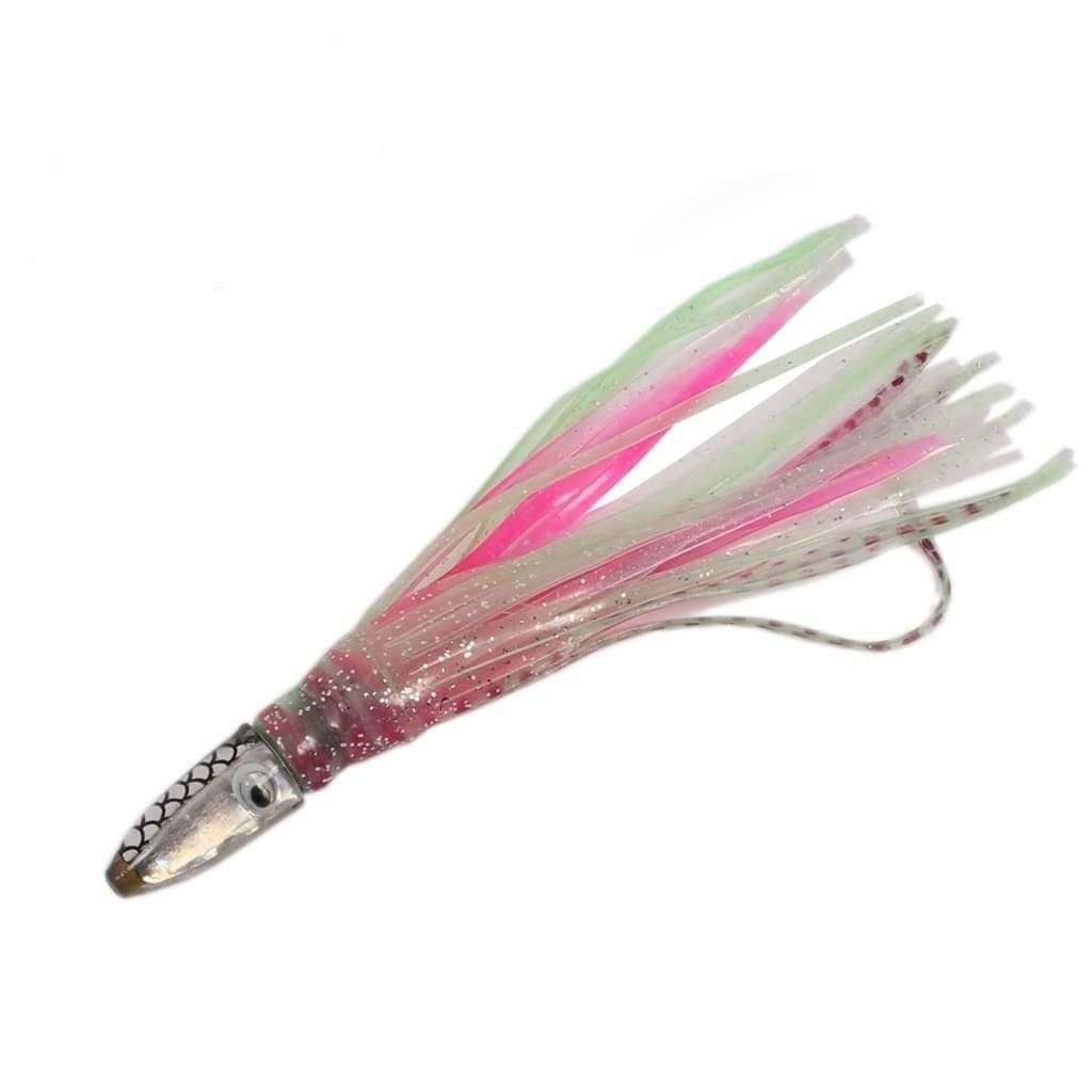Skirt Runner 21gram - Red Spot/Clear/Pink - Skirted Trolling Lures (Saltwater)