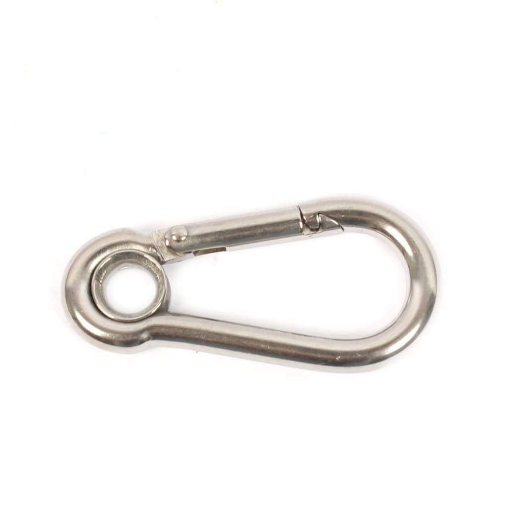 Snap Hook Stainless Steel With Eye - Stainless Steel Accessories (Saltwater)